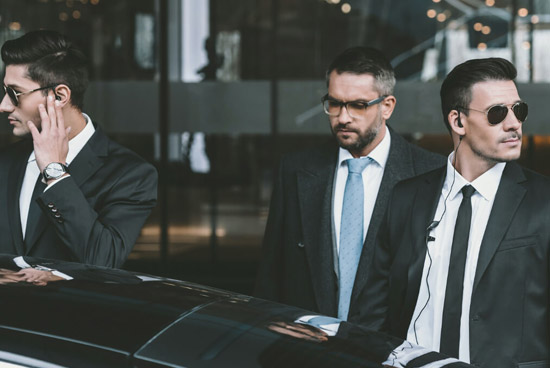 personal-exectutive-protection Personal executive protection body guards on the job.