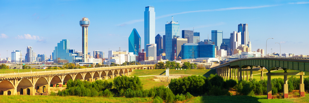 Dallas Downtown Skyline Panoramic Security services in Dallas Tx